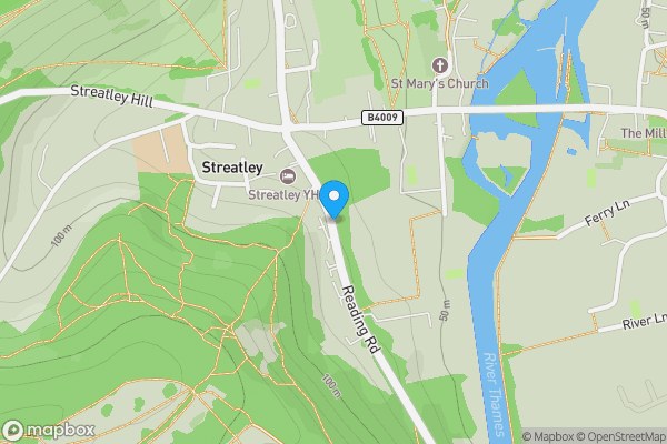 Map location for Plot 2 Riverside Amenity, Land at Reading Road, Streatley, Reading, Berkshire, RG8 9NB