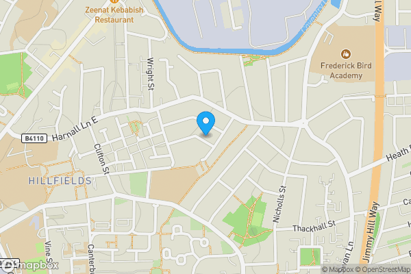 Map location for 53 Adderley Street, Hillfields, Coventry, West Midlands CV1 5AR