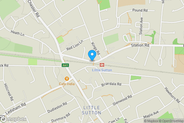 Map location for Station Road, Ellesmere Port, Cheshire, CH66 1NU