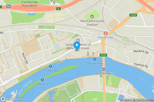 Map location for Flat 54 Regatta Point, 38 Kew Bridge Road, Brentford, Middlesex, TW8 0EB