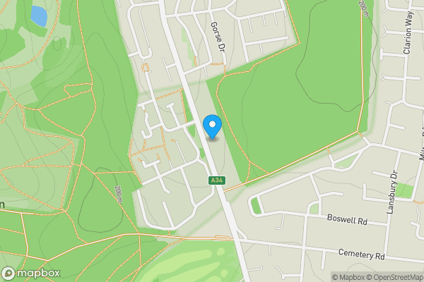 Map location for 126 Stafford Road, Huntington, Cannock, Staffordshire, WS12 4NA