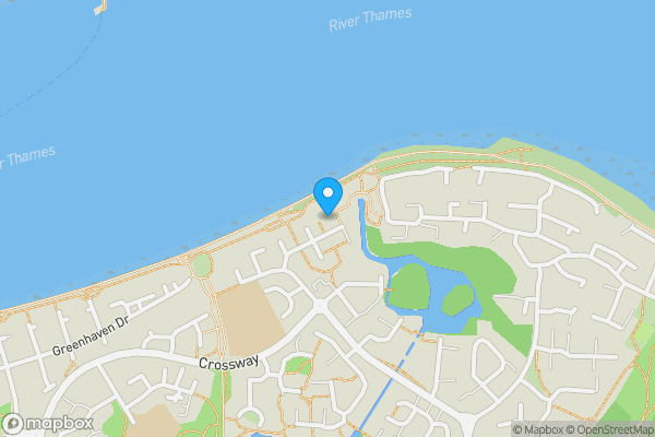 Map location for 56 Thamesbank Place, Thamesmead, London, SE28 8PS