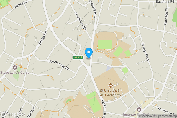 Map location for 136A, Westbury Road, Westbury-On-Trym, Bristol, BS9 3AL