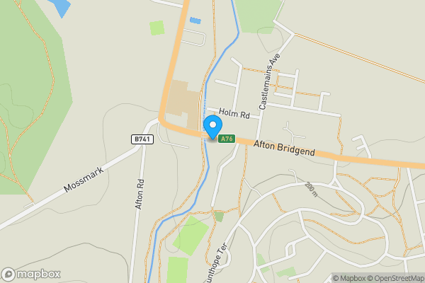 Map location for 26 Afton Bridgend, New Cumnock, KA18 4AU