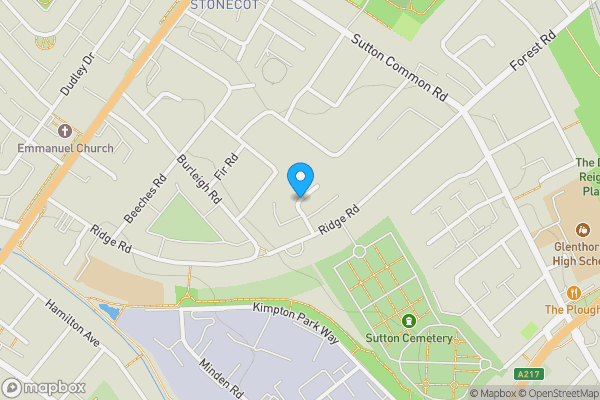 Map location for Morley Road, Sutton, Surrey, SM3 9LN