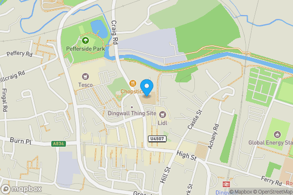 Map location for Shire, IV15 9JZ