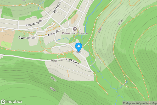 Map location for Brookdale, Llanwonno Road, Cwmaman, Aberdare, Mid Glamorgan, CF44 6PG