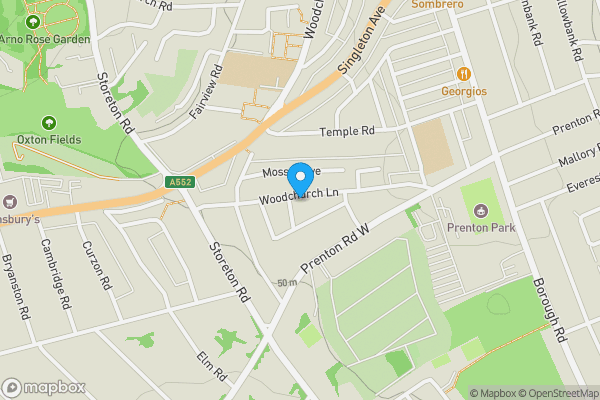 Map location for 49 Woodchurch Lane, Birkenhead, CH42 9PJ