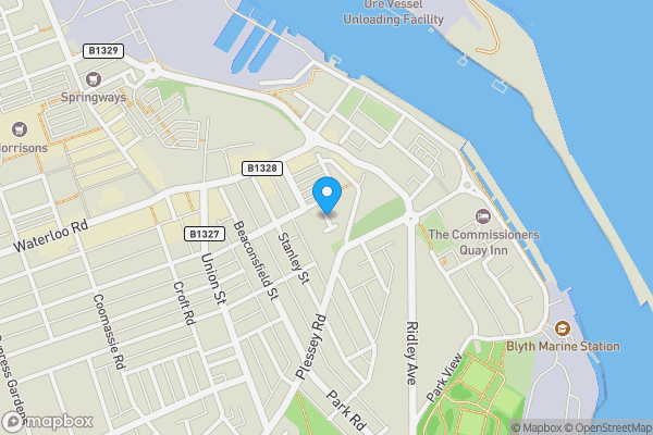 Map location for St. Cuthberts Court, Blyth , NE24 2DH