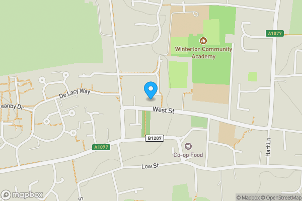 Map location for 72-74 West Street, Winterton DN15 9QF