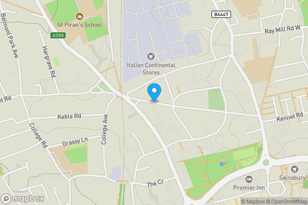 Map location for Norfolk Road, MAIDENHEAD, Berkshire, SL6 7AZ