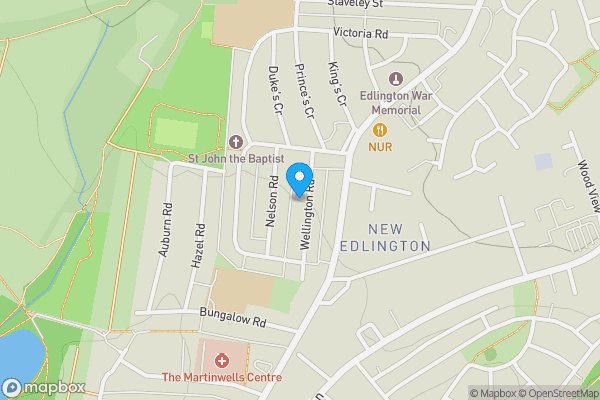 Map location for 24 Wellington Road, Doncaster,  DN12 1AQ