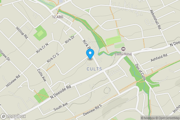 Map location for 24 Kirk Manor Court, Kirk Brae, Cults, Aberdeen, AB15 9SF