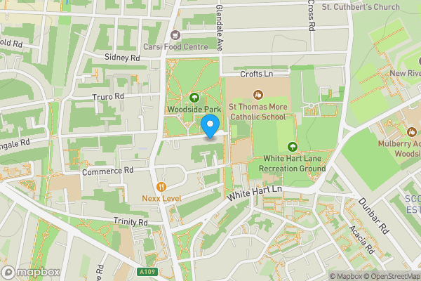 Map location for 9 Earlham Grove, Wood Green, N22 5HJ