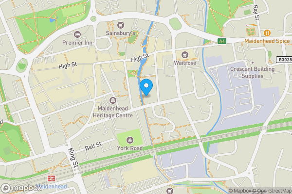 Map location for 24 Swan Brook Court, Bridge Avenue, Maidenhead, SL6 1YZ