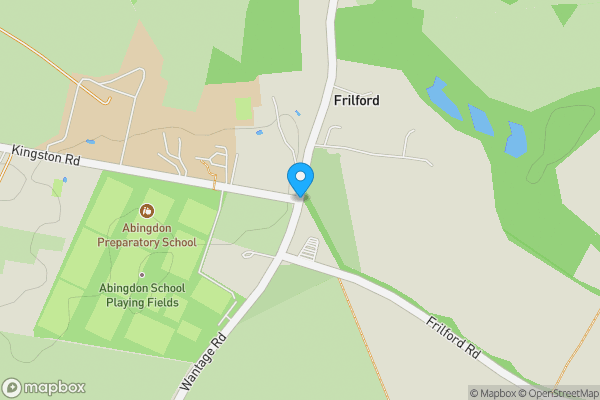 Map location for Sheldon Grange, Frilford Health, Abingdon, Oxfordshire, OX13 5NW