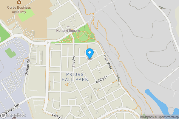 Map location for Elton Street, Corby, Northamptonshire, NN17 5EN