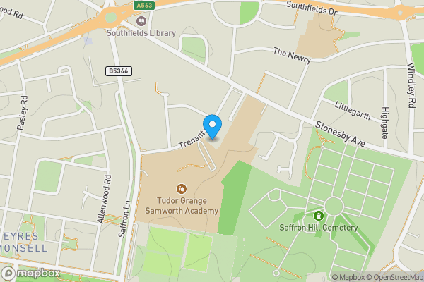 Map location for 40 Trenant Road, Leicester, LE2 6UA