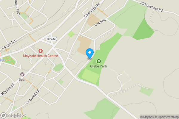 Map location for Land At Glebe Crescent, Maybole, KA19 7HZ