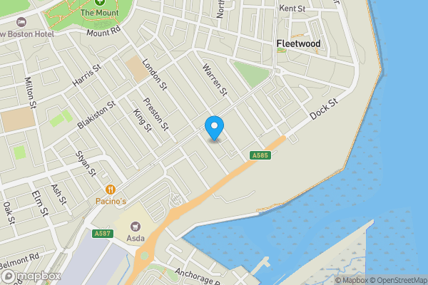 Map location for The Lune Deep, 20 London Street, Fleetwood FY7 6JE