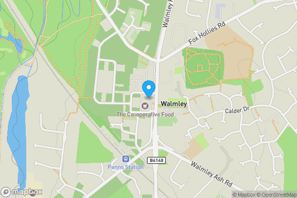Map location for Flat 1, Walmley Court, 10 Walmley Close, Sutton Coldfield B76 1NQ