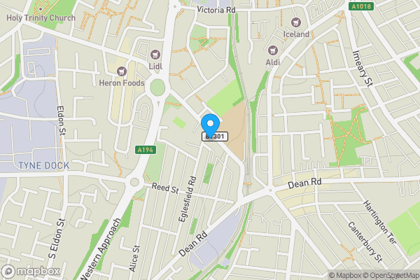 Map location for 28 Rekendyke Mews, Laygate, South Shields, Tyne and Wear NE33 4JN