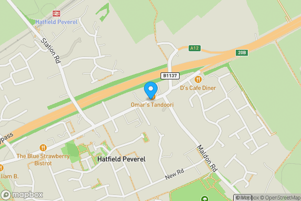 Map location for Providence Cottage, The Street, Hatfield Peverel, Chelmsford, Essex, CM3 2EA