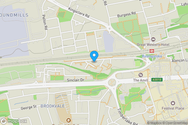 Map location for 239 Winterthur Way, Basingstoke, Hampshire, RG21 7UF