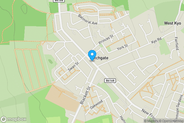 Map location for 3-4 Police Houses, North Road, Stanley, County Durham, DH9 8ED