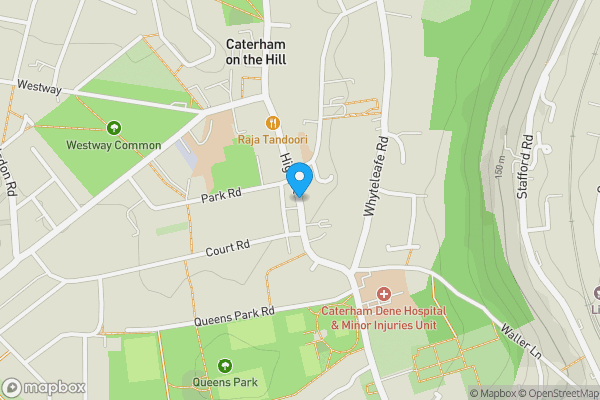 Map location for High Street, CATERHAM, Surrey, CR3 5UF