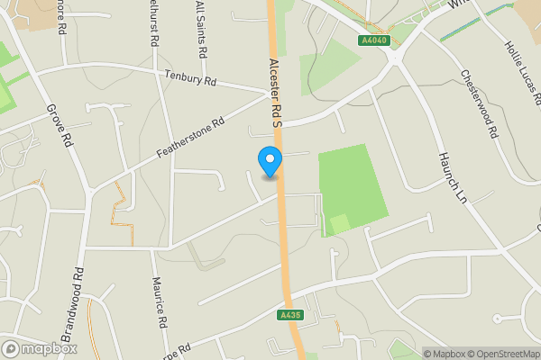 Map location for 210 Alcester Road South, Kings Heath, Birmingham, West Midlands, B14 6DE