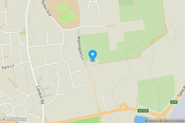 Map location for Plot at 2 Crow Hall Farm Cottage, Nightingale Lane, Downham Market, Norfolk PE38 9FD
