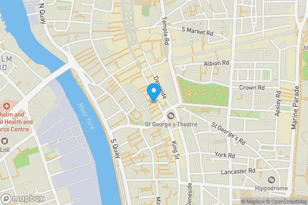 Map location for 154 King Street, Great Yarmouth, Norfolk NR30 2PA