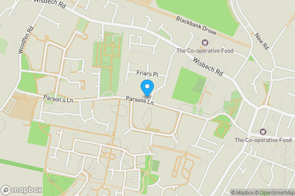 Map location for 46 Parsons Lane, Littleport, Ely, Cambridgeshire CB6 1JU