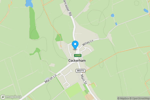 Map location for 1 Lancaster Road, Cockerham, Lancaster, Lancashire LA2 0EB