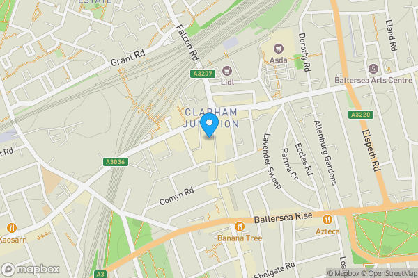 Map location for 22 St John's Road, Clapham, London SW11 1PN