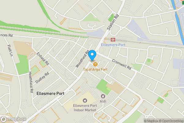 Map location for 23-25 Whitby Road, Ellesmere Port, Cheshire CH65 8AA