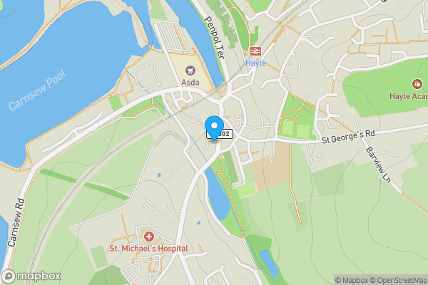 Map location for Booker Cash & Carry Unit, 16, Foundry Square, Hayle, Cornwall, TR27 4HT