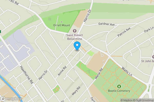 Map location for 23 Mount Avenue, Bootle, Merseyside L20 6DT