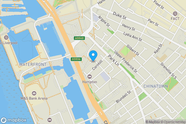 Map location for Apartment 19 34 Shaws Alley, Liverpool, L1 8DG