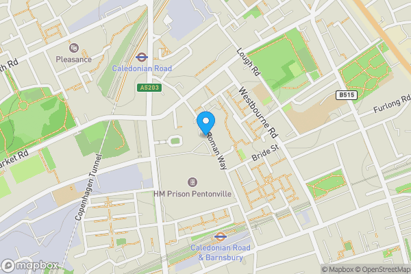 Map location for The Two Brewers PH, 109 Roman Way Highbury London N7 8LR