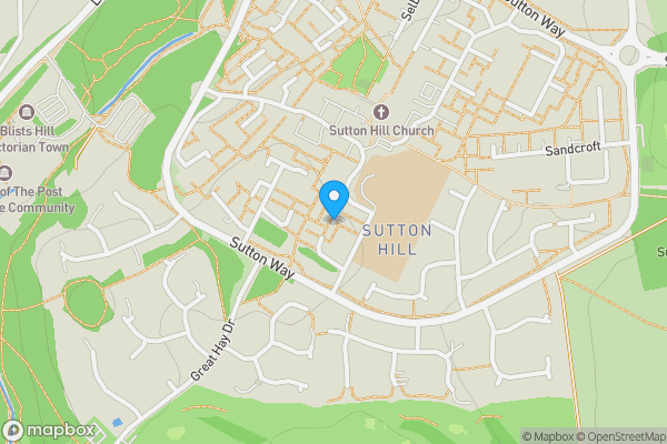 Map location for Garages 1-12 & Ground Rents On Flats, 10-13 Southfield, Sutton Hill, Telford, Shropshire TF7 4HP