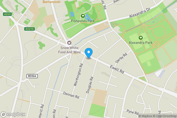 Kt6 Postcode Flat 1, 290 Ewell Road, Surbiton, Surrey, KT6 7AQ