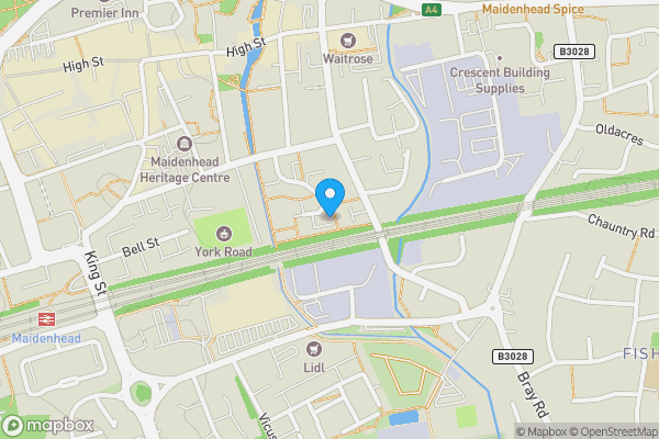 Map location for Land Opposite Garage at 53 Fotherby Court, Maidenhead, Berkshire, SL6 1SU