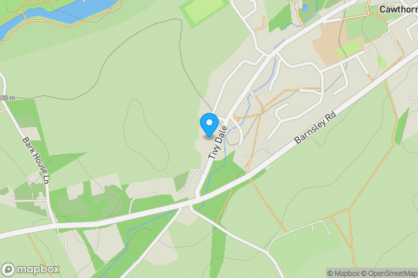 Map location for 18 Tivy Dale, Cawthorne, Barnsley, South Yorkshire, S75 4EH
