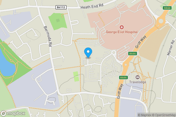 Map location for Unit 7, Goldsmith Way, Eliot Business Park, Nuneaton and Parking Spaces CV10 7RJ