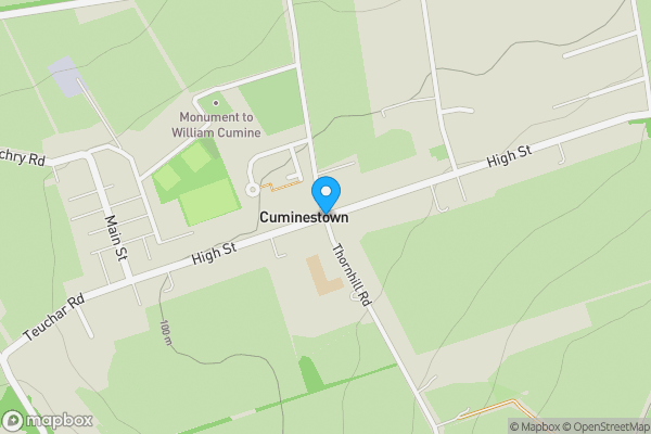 Map location for Plot of Land at Home Farm Auchry, Cuminestown, Turriff, AB53 5TP