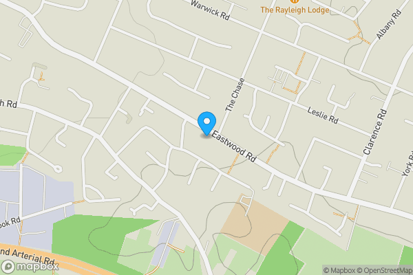 Map location for 190 Eastwood Road, Rayleigh, Essex, SS6 7LY