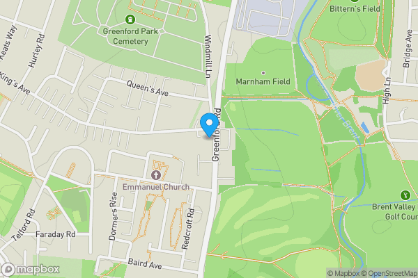 Map location for 31 Greenford Road, Greenford, Middlesex, UB6 9AU