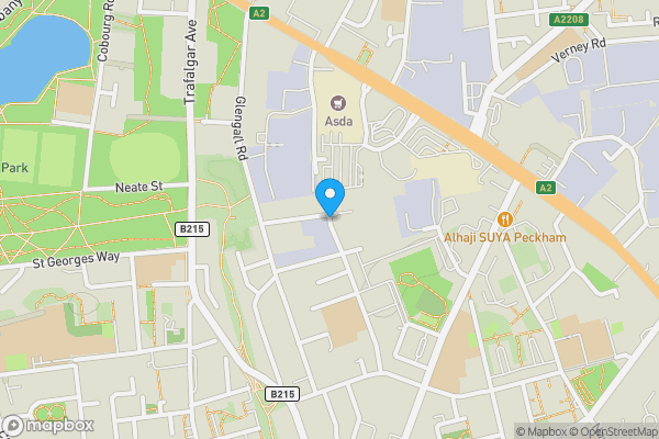 Map location for 95 Haymerle Road, Peckham, London SE15 6SB